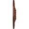 Ekena Millwork Vaduz Medallion (Canopies up to 3 1/2"), 23 1/2"OD x 3 1/2"ID x 2 1/8"P, Burnished Mahogany Crackle CM23VABMC - alternate 3